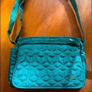 🦚 Lug Wings Bag - GORGEOUS Peacock Teal - Stay organized! 🦚